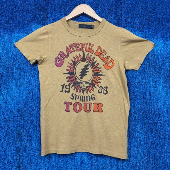 Grateful Dead 1983 Spring Tour Steal Your Face Band Tee XS - Picture 1 of 4
